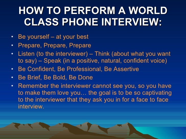 how to best prepare for an interview