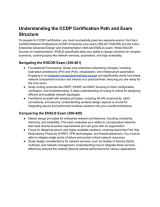 How to Prepare for CCDP Certification: Step-by-Step Guide | PDF
