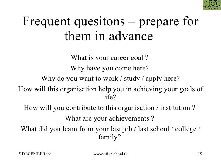 what did you learn in your last job