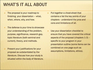 How to prepare for oral defense | PDF