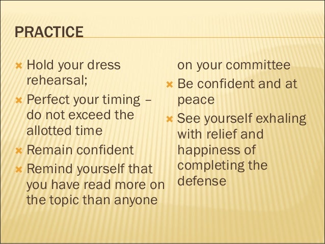 Dissertation oral defense questions