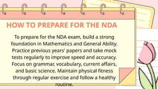 How to Prepare for the NDA | Best NDA coaching in Chandigarh | PPT