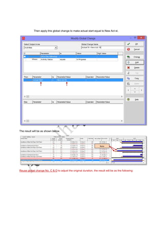 How to prepare recovery or revised schedule rev.2 | PDF