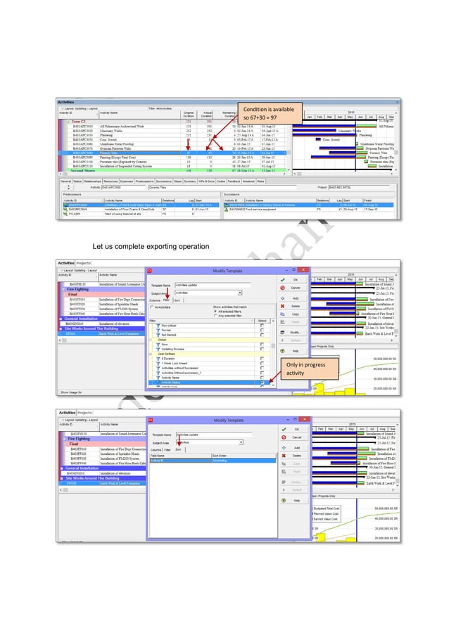 How to prepare recovery or revised schedule rev.2
