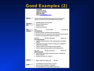 Good Examples (2)Good Examples (2)
 
