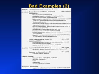 Bad Examples (2)Bad Examples (2)
 