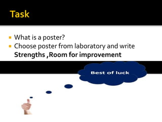 An effective poster is camera of your work | PDF