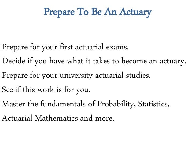 what is an actuarial