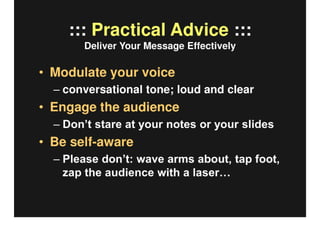 How To Present An Academic Paper