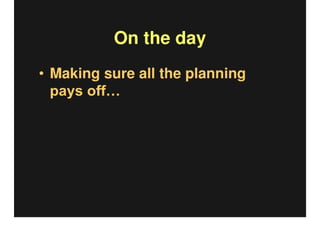 How To Present An Academic Paper