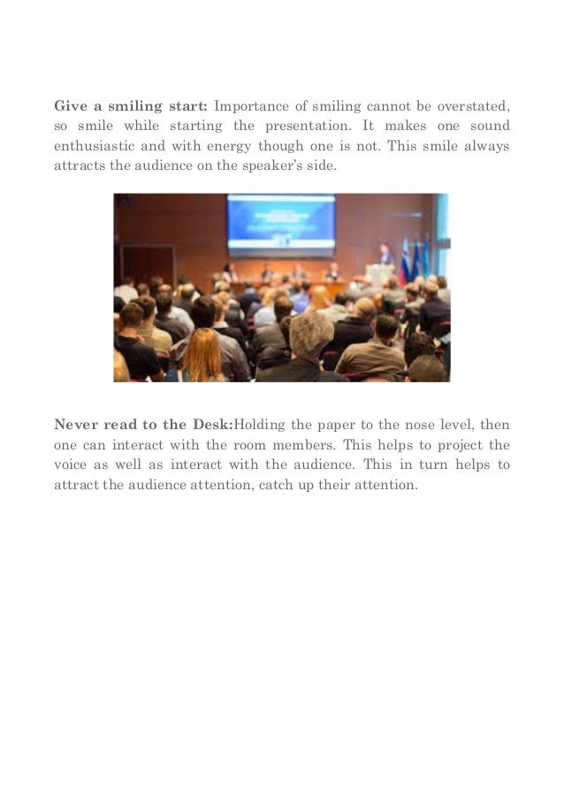 How to present a paper at an academic conference