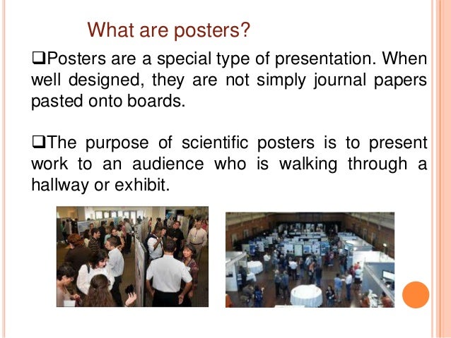 How to present a poster