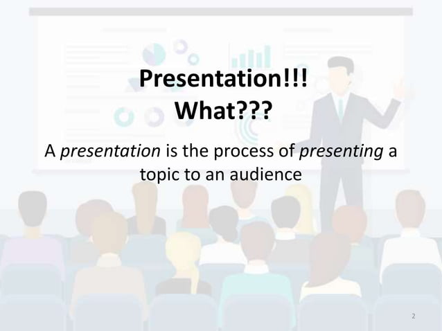 a presentation is widely used to present