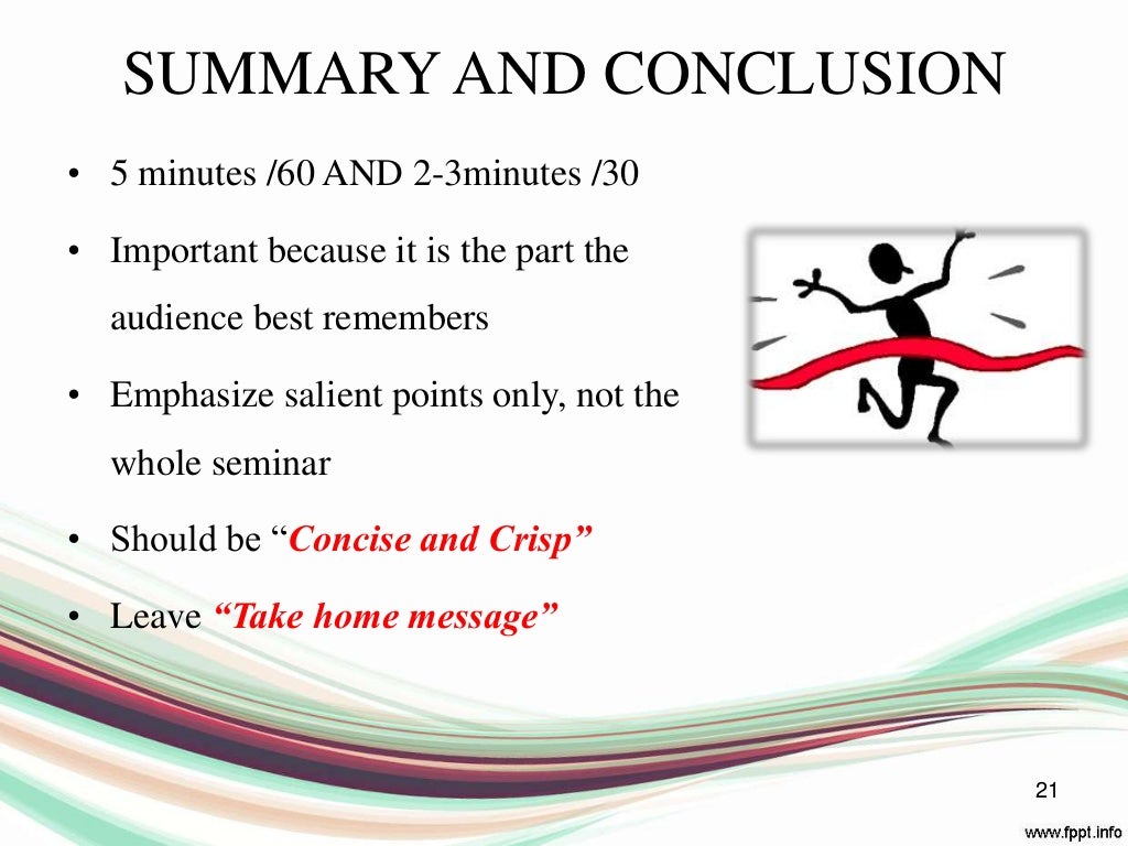 How to present a seminar