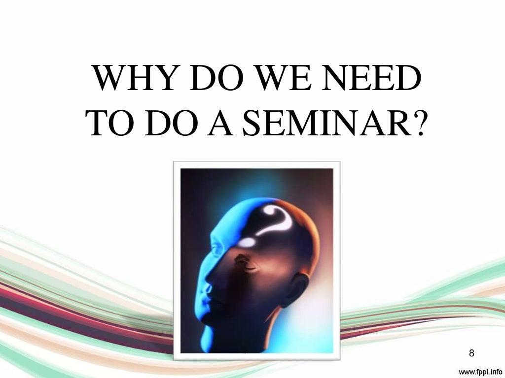 How to present a seminar