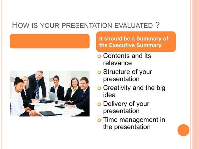 How to present your marketing plan