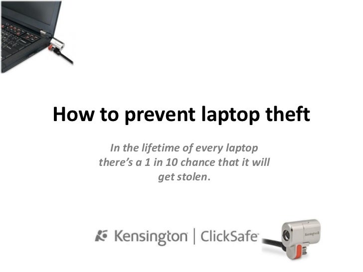 How to prevent laptop theft