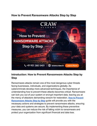 How To Fight Ransomware How to Prevent Ransomware Attacks Step by Step.pdf