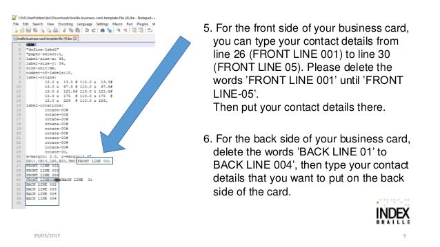 how to print on index cards