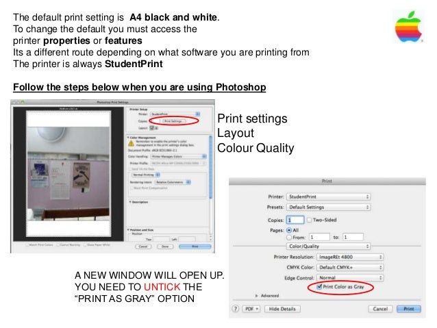change default print settings mac black and white change default print settings mac black and white