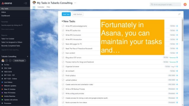 How to print out an asana task list