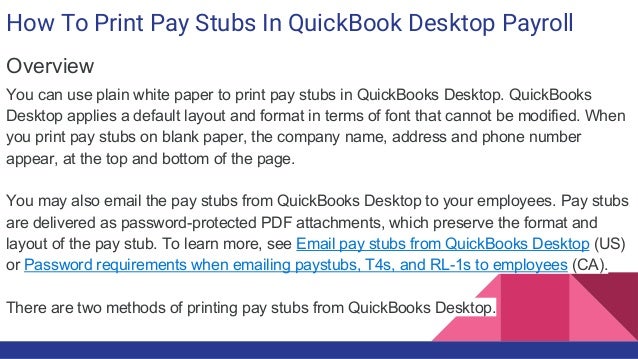 how to print pay stubs in quick book desktop payroll printable pay stubs