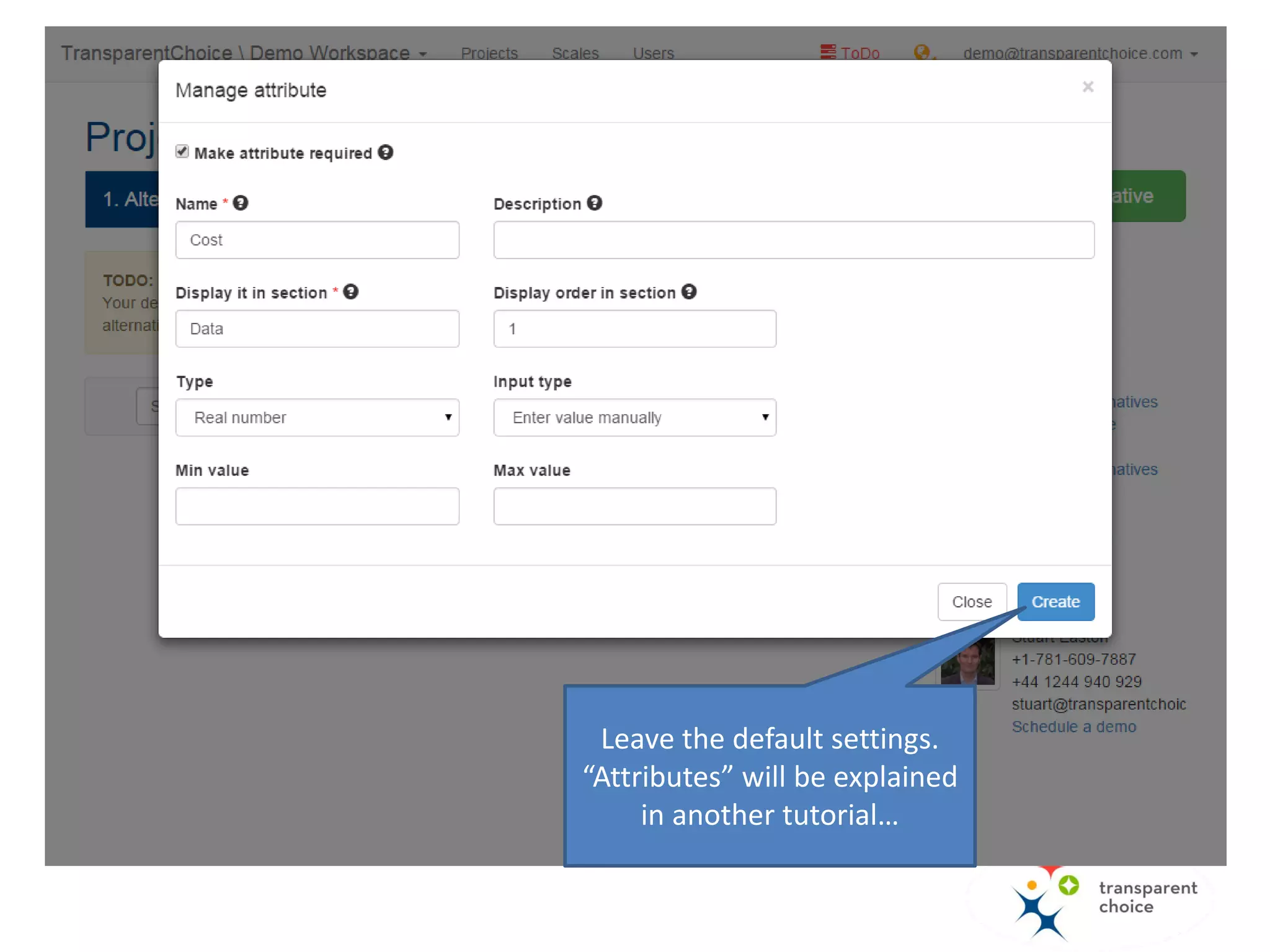 “Cost” is not a default
attribute so if you want
to import it, you need to
create a new attribute…
 
