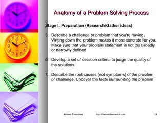 Describe Problem How To Problem Solve | PPT