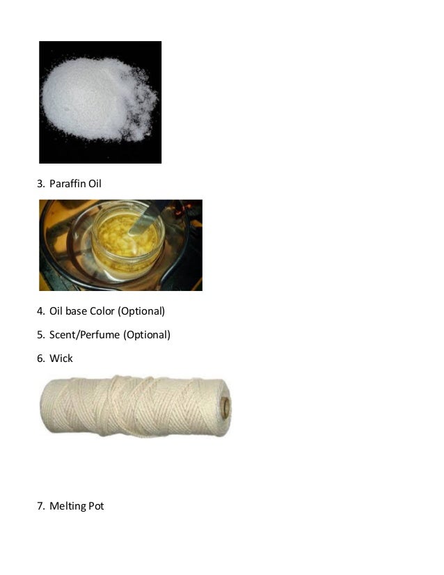 How to produce candles