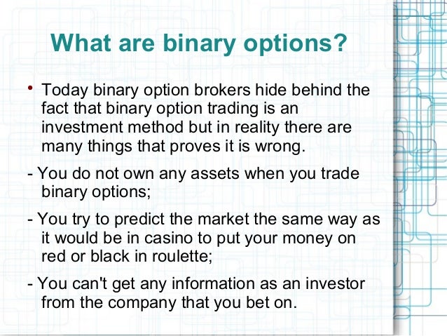 how to get profit from binary option