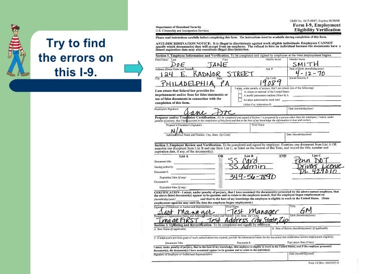 c i-9 card list security social I An 9 To Properly Complete How Form c i-9 card list security social I An 9 To Properly Complete How Form