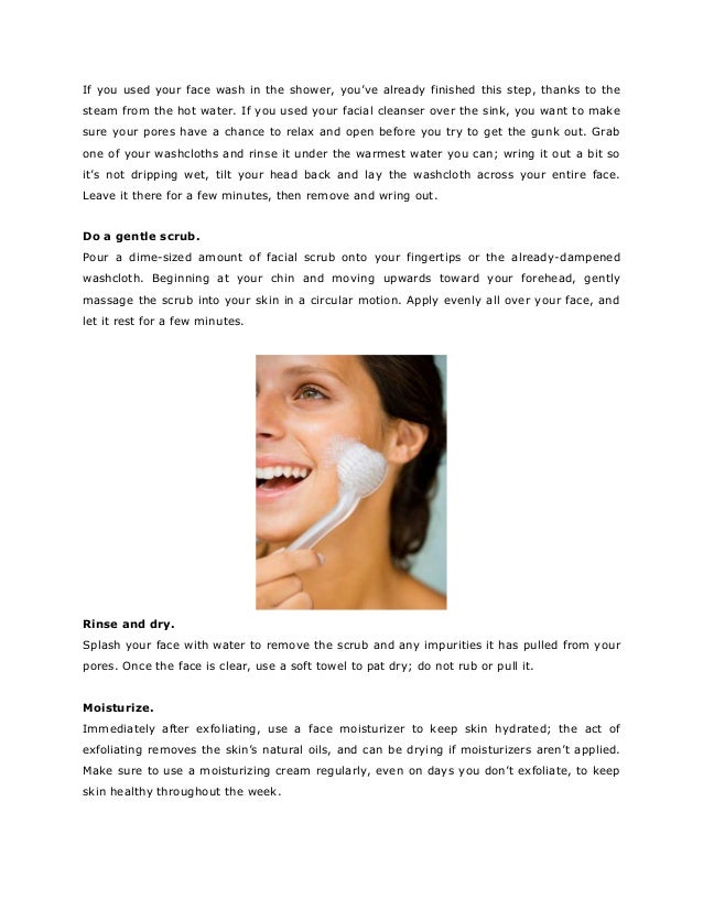 How to properly exfoliate your face in six easy steps