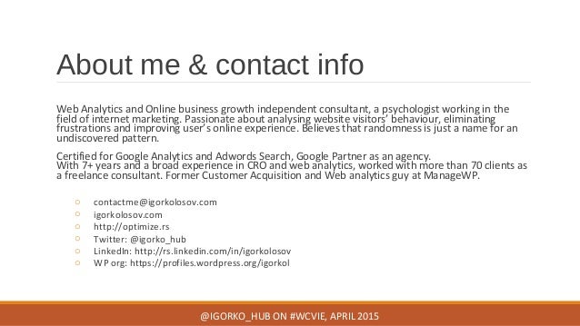 freelance consultant website