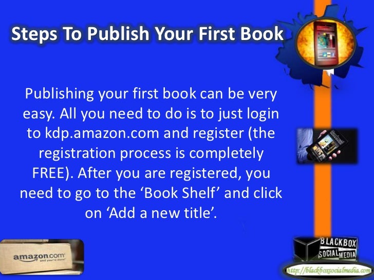 How to publish your own book in the amazon kindle