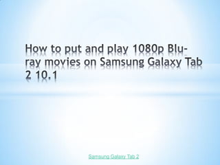 Samsung Galaxy Tab 2
 