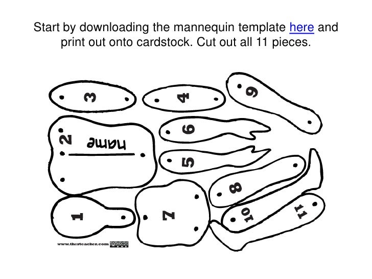how to put together a paper mannequin