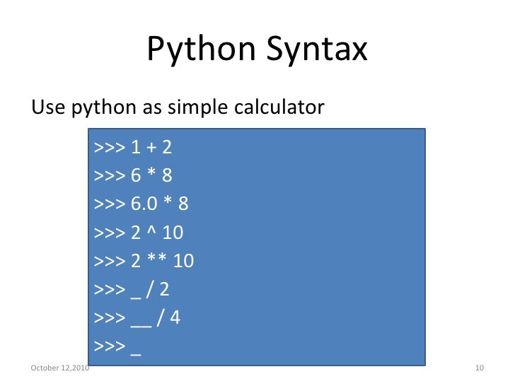 How to python