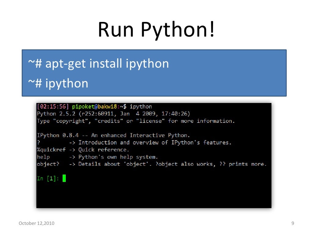 How to python