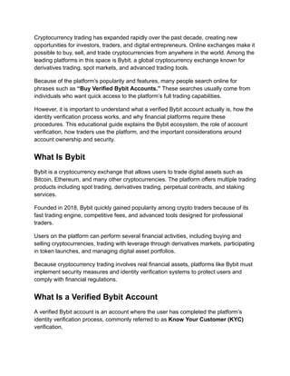 How to quickly buy a verified Bybit account in the USA.pdf