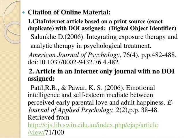 One Line Articles : How to quote reference in social science