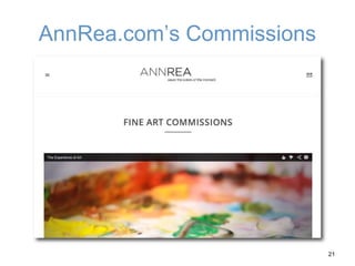 AnnRea.com’s Commissions
21
 
