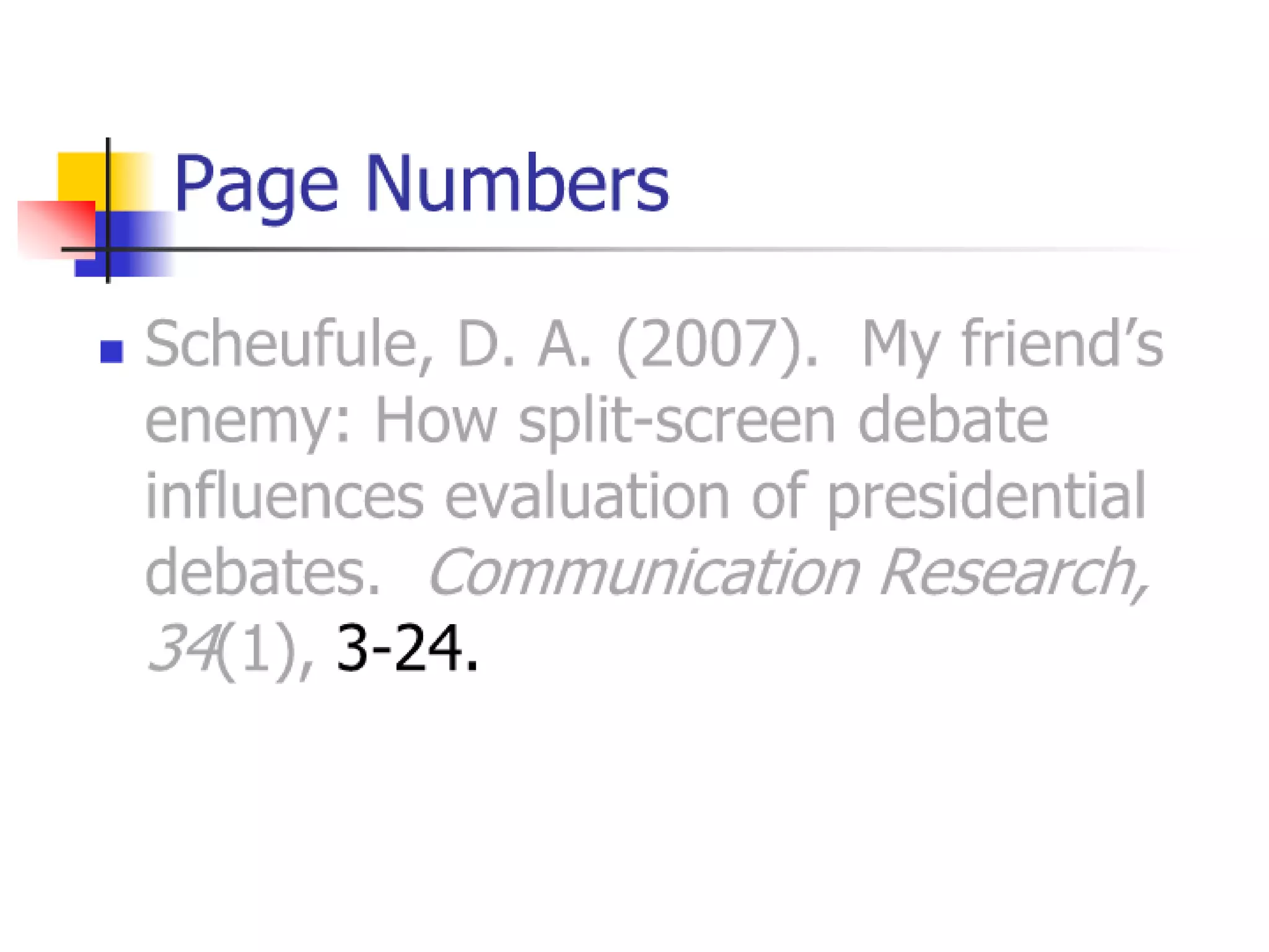 How to read a citation