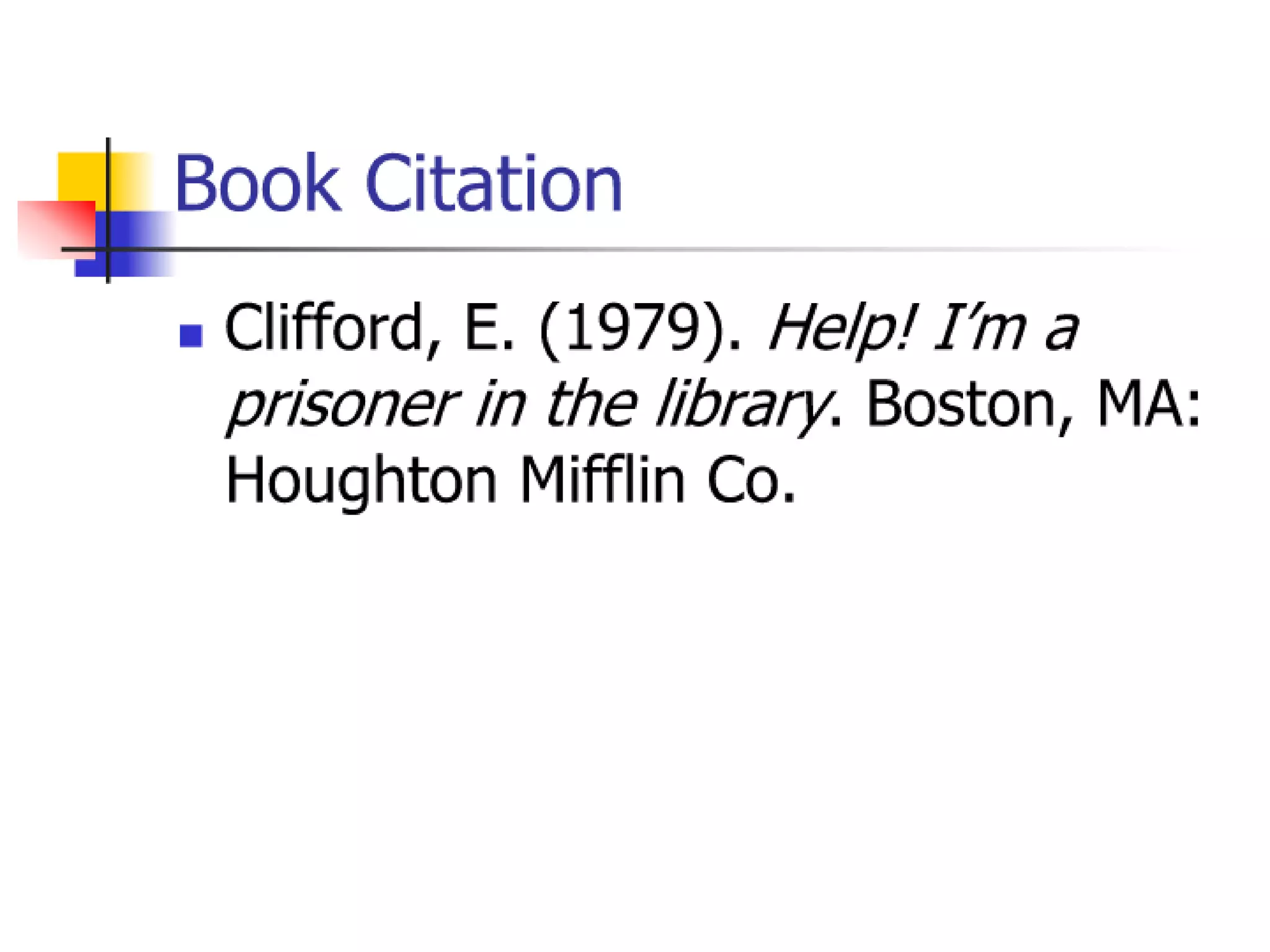 How to read a citation