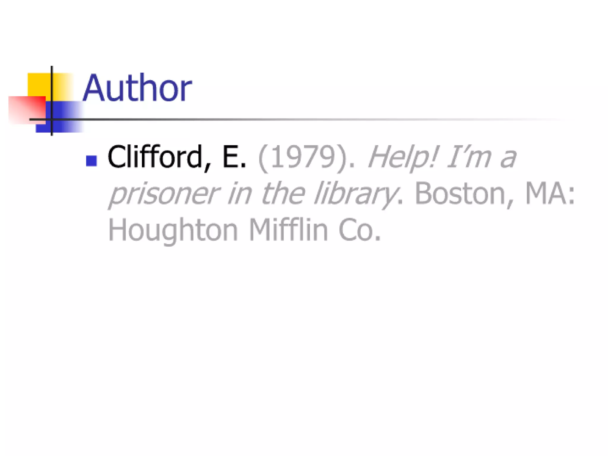 How to read a citation