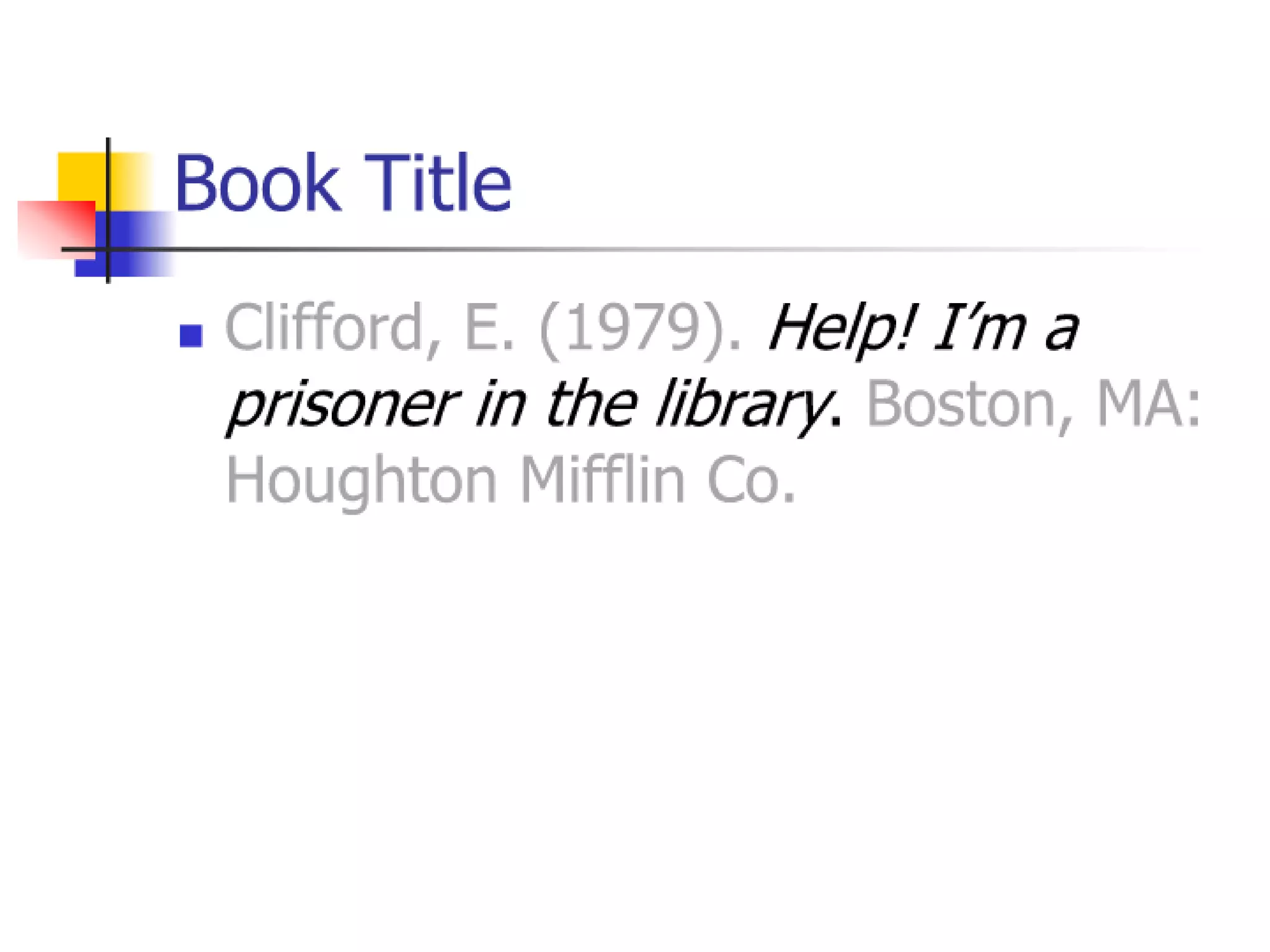 How to read a citation