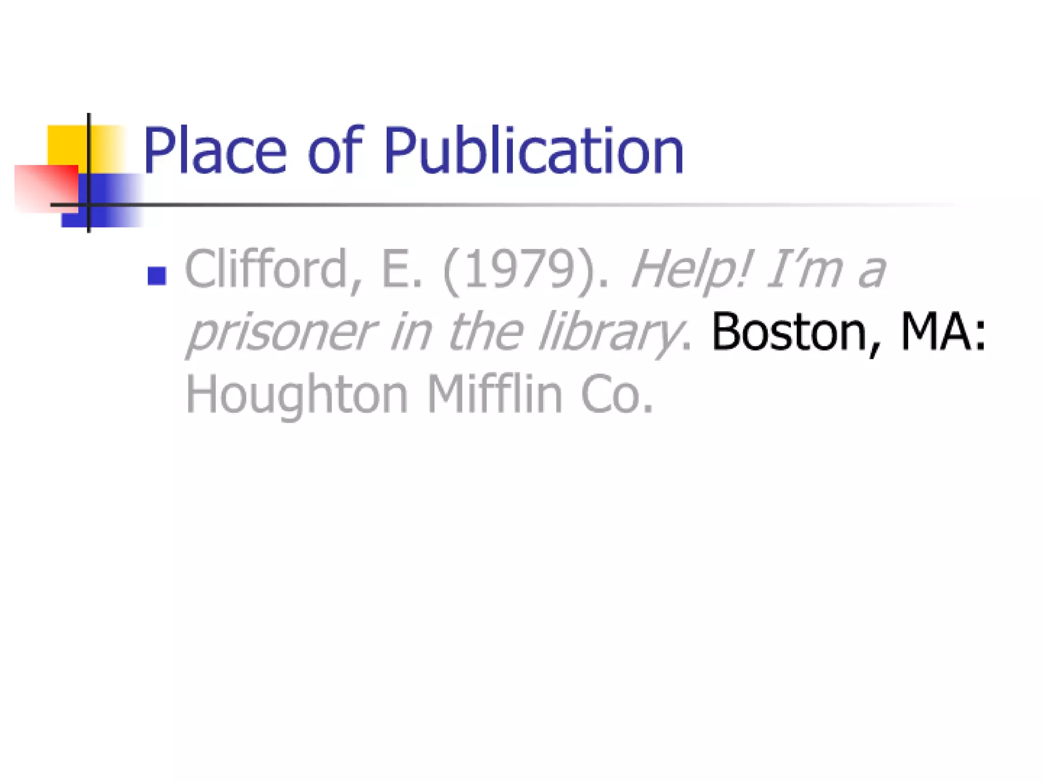 How to read a citation