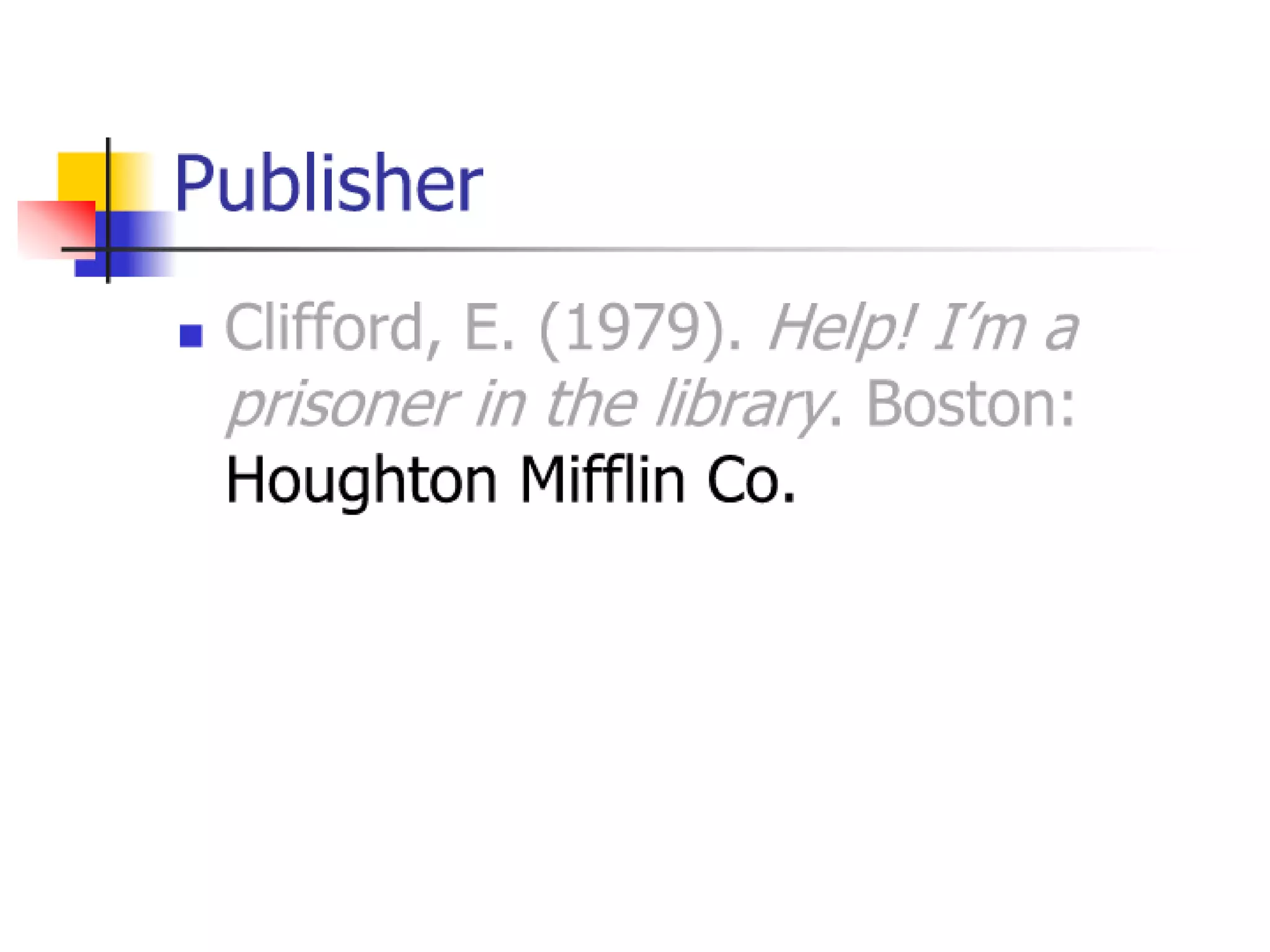 How to read a citation