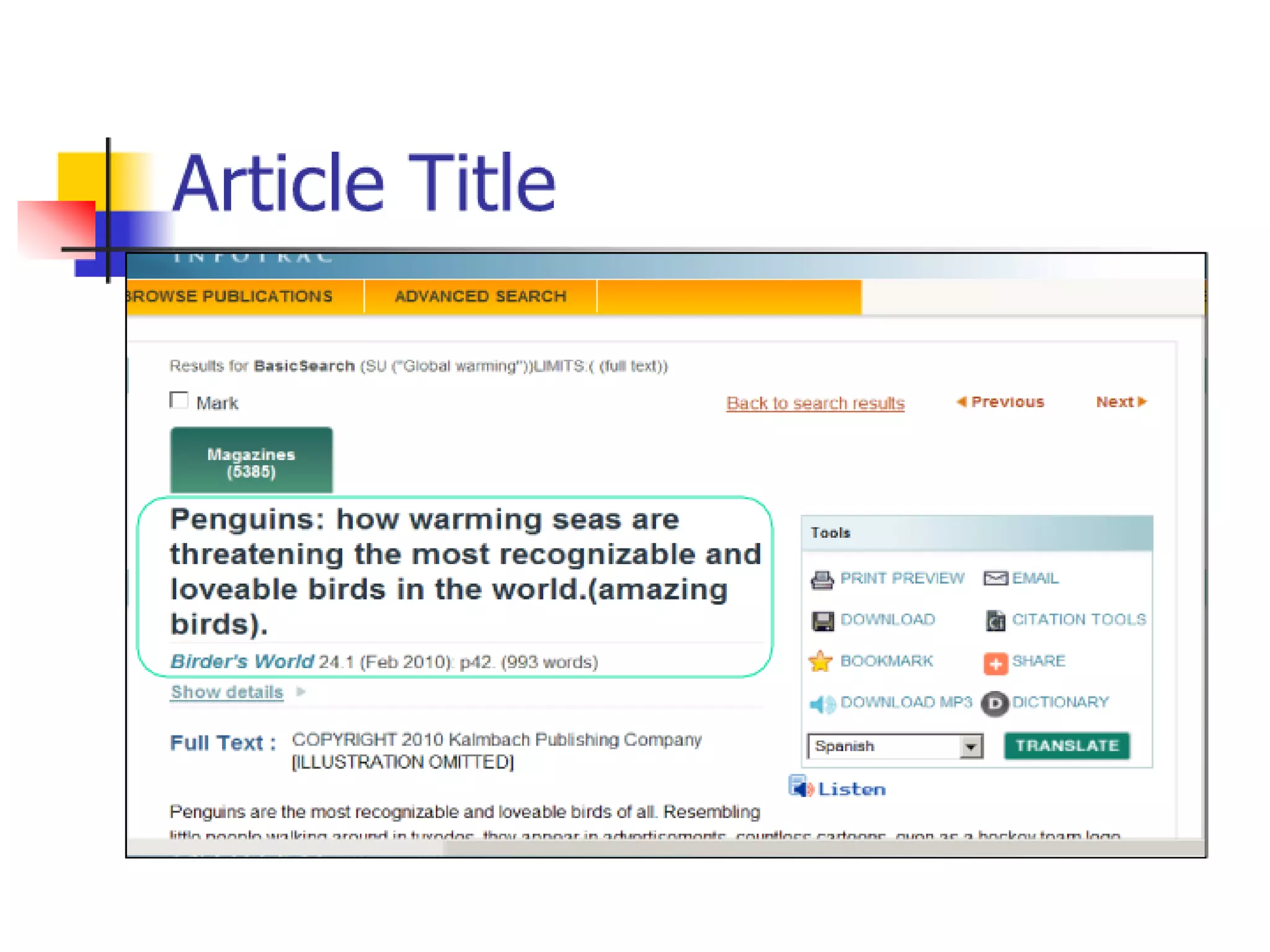 How to read a citation