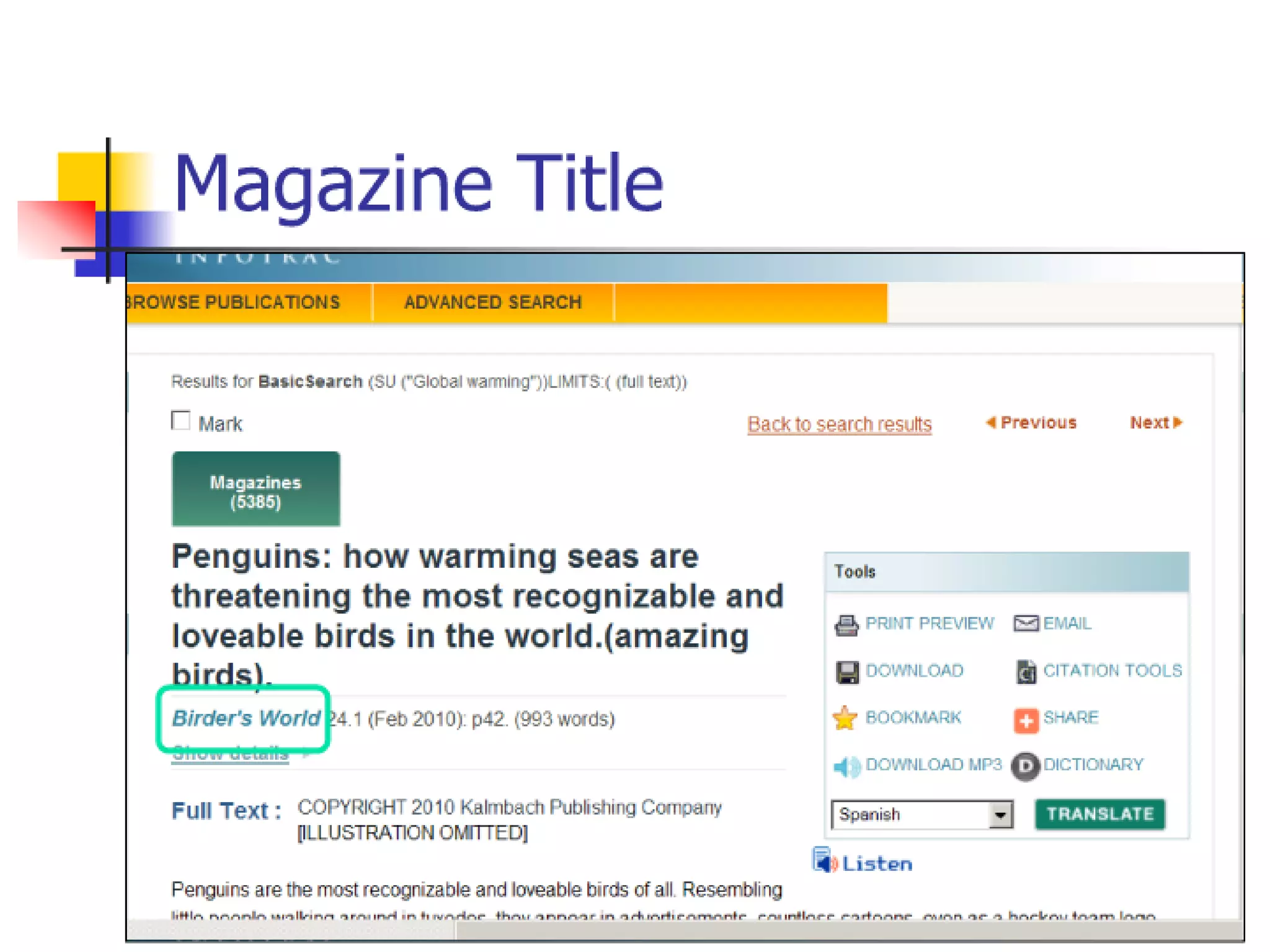 How to read a citation