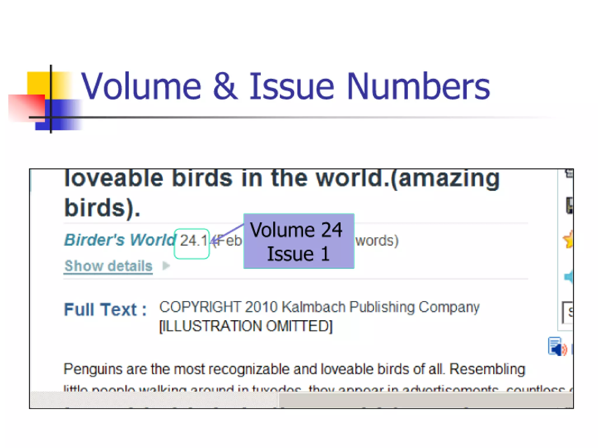 How to read a citation